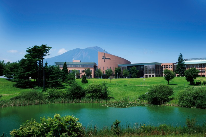 岩手山と岩手県立大学
